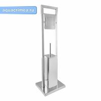 Набор для туалета (403) напольный нержавейка Квадратный "Санакс"